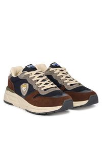 Blauer Sneakersy S6RAY02/MES Granatowy. Kolor: niebieski. Materiał: zamsz, skóra #5