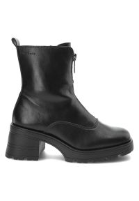 Czarne Botki Tamaris Damskie Eleganckie Obuwie na Jesień. Okazja: na spacer. Kolor: czarny. Materiał: skóra ekologiczna, futro, syntetyk. Szerokość cholewki: normalna. Sezon: jesień. Styl: elegancki #5