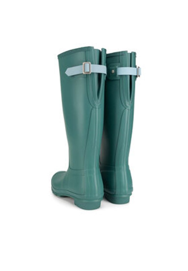 Hunter Kalosze WFT1001RMA-TTB Turkusowy. Kolor: turkusowy. Materiał: kauczuk