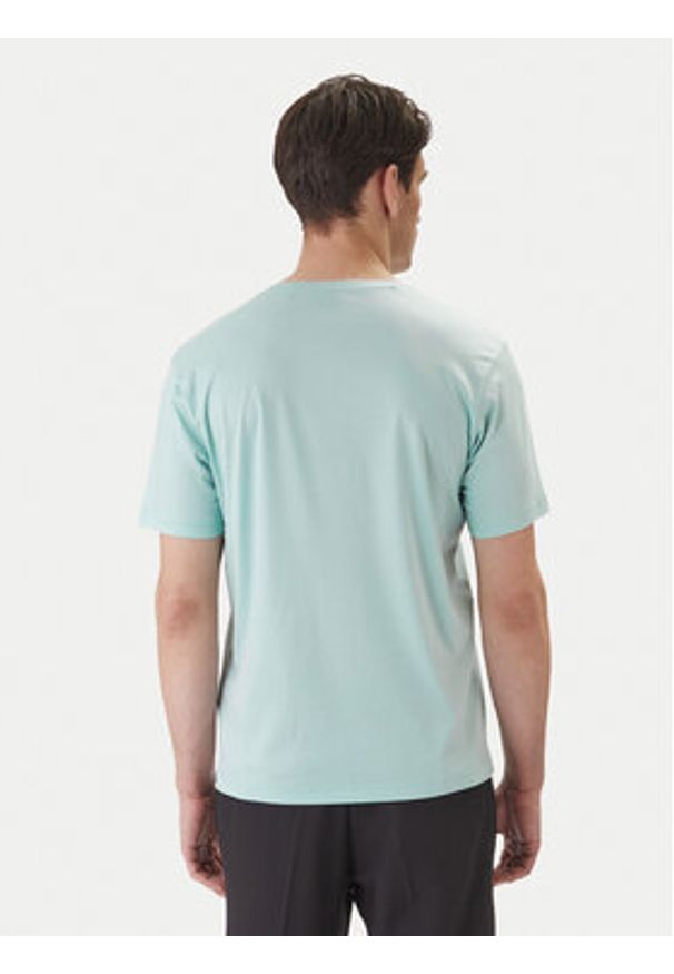 BOSS T-Shirt TS_Unity 50554557 Turkusowy Regular Fit. Kolor: turkusowy. Materiał: bawełna
