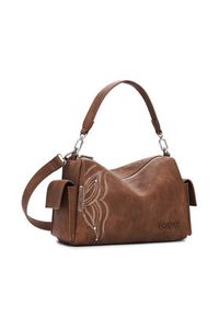 Desigual Torebka Habana 25SAXPAD Brązowy. Kolor: brązowy. Materiał: skórzane #5