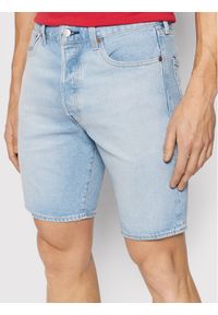 Levi's® Szorty jeansowe 501® Hemmed 36512-0149 Błękitny Regular Fit. Kolor: niebieski. Materiał: bawełna