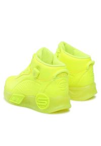 skechers - Skechers Sneakersy S-Lights Remix 310100L/NYEL Żółty. Kolor: żółty. Materiał: skóra