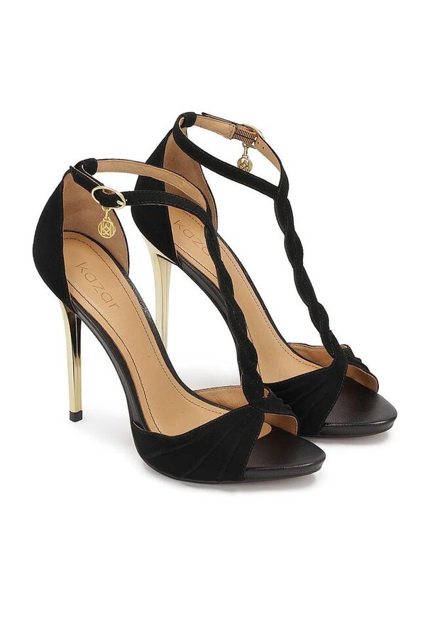 Sandały Kazar. Kolor: czarny