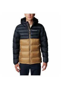 columbia - Kurtka Puchowa Columbia Buck Butte Insulated Hooded Jacket Męska. Kolor: czarny. Materiał: puch