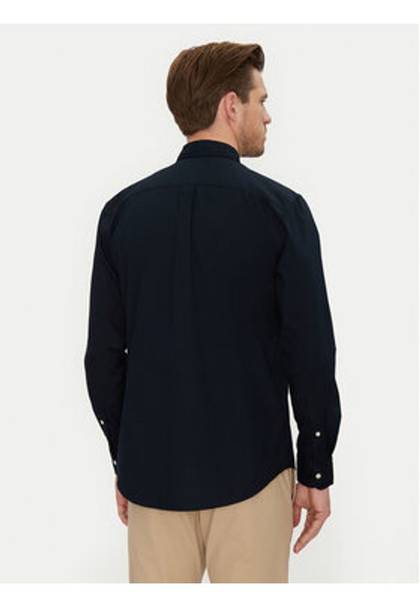 TOMMY HILFIGER - Tommy Hilfiger Koszula Core Flex MW0MW39988 Granatowy Regular Fit. Kolor: niebieski. Materiał: bawełna