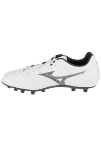 Buty piłkarskie męskie Mizuno P1GA242609. Zapięcie: sznurówki. Kolor: biały. Materiał: syntetyk, tkanina, materiał, skóra. Szerokość cholewki: normalna. Sport: piłka nożna