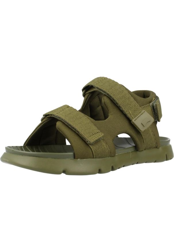 Sandały Camper Model Oruga Sandal Kids Kolor Zielony. Kolor: zielony. Materiał: tkanina. Sezon: lato