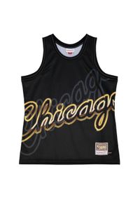 Mitchell & Ness - Tank top Chicago Bulls NBA Big Face 4.0 Fashion. Kolor: czarny. Długość rękawa: bez rękawów. Sport: koszykówka #1