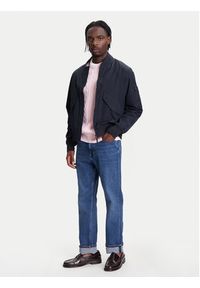 TOMMY HILFIGER - Tommy Hilfiger Kurtka bomber MW0MW39629 Granatowy Regular Fit. Kolor: niebieski. Materiał: syntetyk