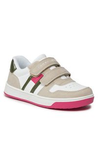 TOMMY HILFIGER - Tommy Hilfiger Sneakersy T1A9-32954-1434Y609 S Beżowy. Kolor: beżowy #3