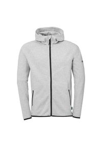 UHLSPORT - Dziecięca bluza dresowa z kapturem Uhlsport ID. Typ kołnierza: kaptur. Kolor: wielokolorowy, szary, fioletowy, czarny. Materiał: dresówka. Wzór: nadruk. Sport: piłka nożna #1