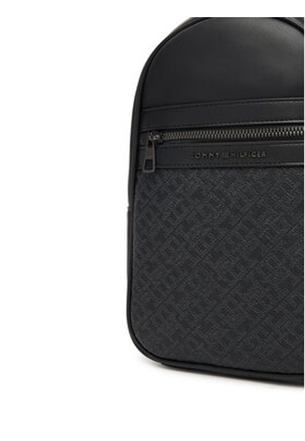 TOMMY HILFIGER - Tommy Hilfiger Plecak AM0AM13578 Czarny. Kolor: czarny. Materiał: skóra