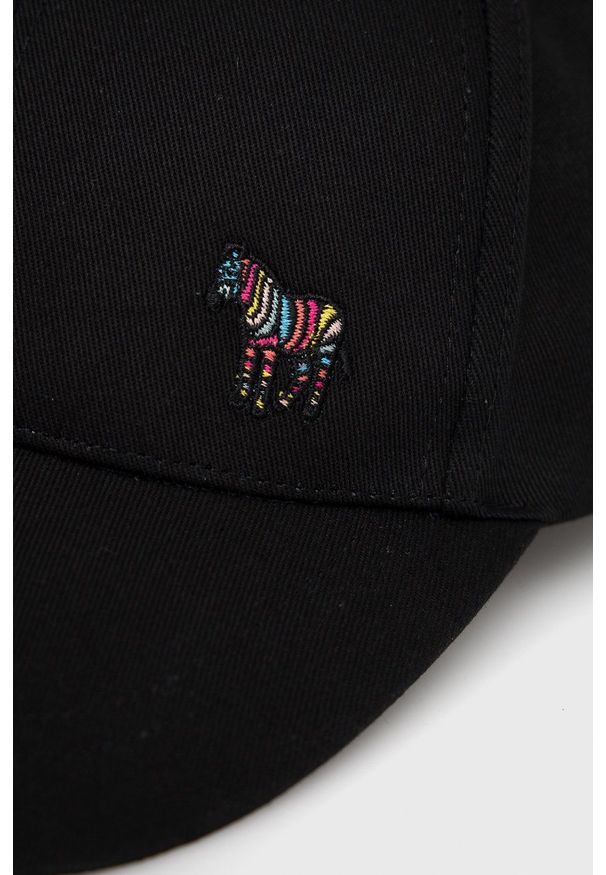 Paul Smith - Czapka. Kolor: czarny. Materiał: bawełna