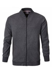 Wygodna, Rozpinana Bawełniana Bluza - Pako Jeans - Grafit. Materiał: poliester, bawełna #7