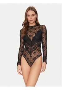 Hunkemöller Body Jude 300413 Czarny Slim Fit. Kolor: czarny. Materiał: syntetyk