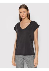 Vero Moda T-Shirt Filli 10247666 Czarny Regular Fit. Kolor: czarny. Materiał: syntetyk