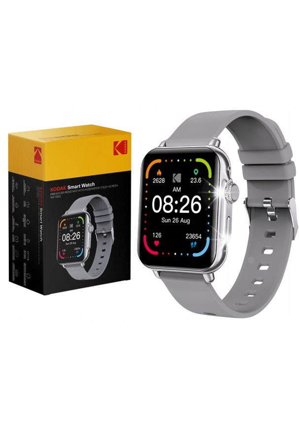 NoName - Smartwatch Zegarek Smartwatch Kodak SW-7203 IP68 GPS Tętno Saturacja 10 dni Czuwania. Rodzaj zegarka: smartwatch