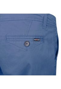 Męskie Szorty, Krótkie Spodenki - Pako Jeans - Niebieskie. Kolor: niebieski. Materiał: bawełna, elastan. Długość: krótkie. Sezon: lato. Styl: klasyczny