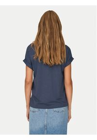 only - ONLY T-Shirt Moster 15106662 Granatowy Loose Fit. Kolor: niebieski. Materiał: wiskoza #4