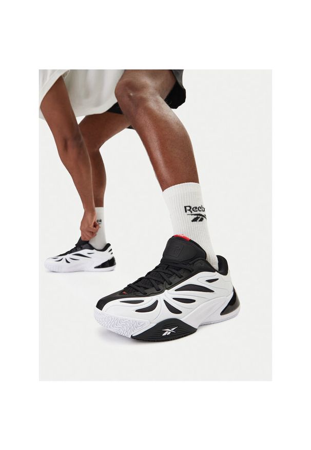 Buty do koszykówki Reebok. Kolor: biały. Sport: koszykówka