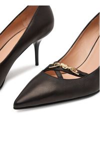 Love Moschino - LOVE MOSCHINO Czółenka JA10277G1NIA000040 Czarny. Kolor: czarny. Materiał: skóra. Obcas: na szpilce #6