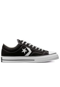 Buty unisex Converse Star Player 76 A01607C - czarne. Okazja: na co dzień. Zapięcie: sznurówki. Kolor: czarny. Materiał: materiał, tkanina, guma. Szerokość cholewki: normalna #1