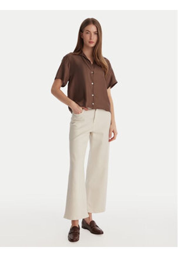 Marella Jeansy Hobby 2615131271 Écru Straight Fit. Kolor: kremowy