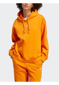 Adidas - adidas Bluza Hoodie IK7693 Pomarańczowy. Kolor: pomarańczowy. Materiał: bawełna #1