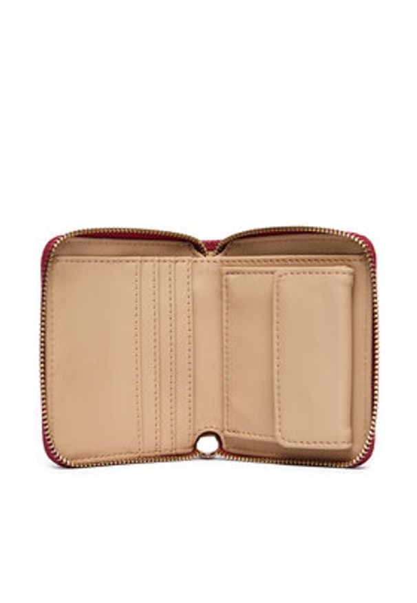 Guess Portfel Laurel II Slg SWZG74 59137 Czerwony. Kolor: czerwony. Materiał: skóra