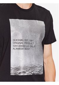 Guess T-Shirt M3BI67 K9RM1 Czarny Slim Fit. Kolor: czarny. Materiał: bawełna