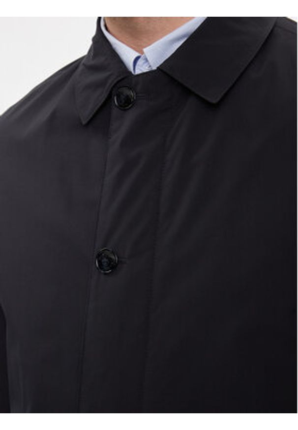 Bugatti Płaszcz przejściowy 535400-59030 Granatowy Slim Fit. Kolor: niebieski. Materiał: syntetyk