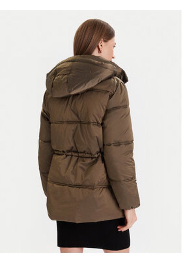 French Connection Kurtka zimowa Kendra 70ZAB Khaki Regular Fit. Kolor: brązowy. Materiał: syntetyk. Sezon: zima