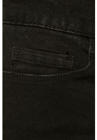 Vero Moda - Szorty jeansowe. Kolor: czarny. Materiał: jeans #2