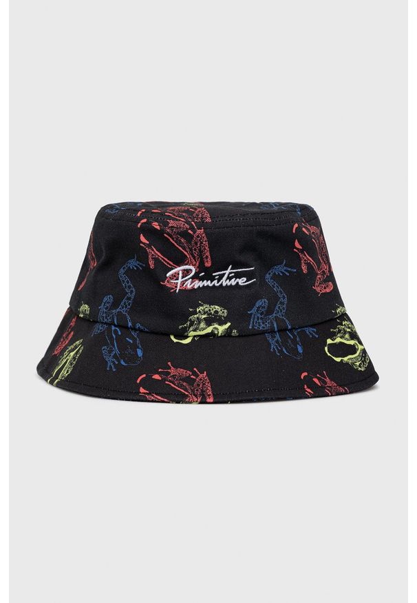 Primitive kapelusz bawełniany Cut n Sew kolor czarny bawełniany. Kolor: czarny. Materiał: bawełna
