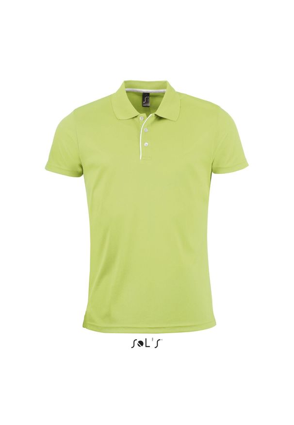 SOL'S - Polo Sol's Performer. Typ kołnierza: polo. Kolor: zielony