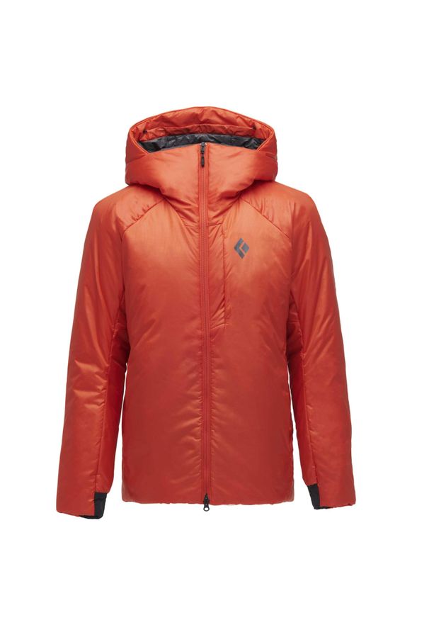 Parka Black Diamond Belay. Kolor: wielokolorowy, czerwony, pomarańczowy. Sezon: zima. Sport: turystyka piesza, wspinaczka