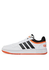 Adidas - adidas Sneakersy Hoops IG3828 Biały. Kolor: biały. Materiał: skóra #3