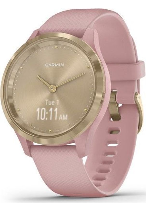 GARMIN - Zegarek sportowy Garmin Vivomove 3S Różowy (010-02238-21). Kolor: różowy. Styl: sportowy