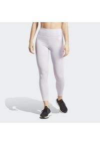 Adidas - Legginsy treningowe z wysokim stanem Train Essentials 3-Stripes 7/8. Stan: podwyższony. Kolor: szary. Materiał: materiał. Sport: fitness