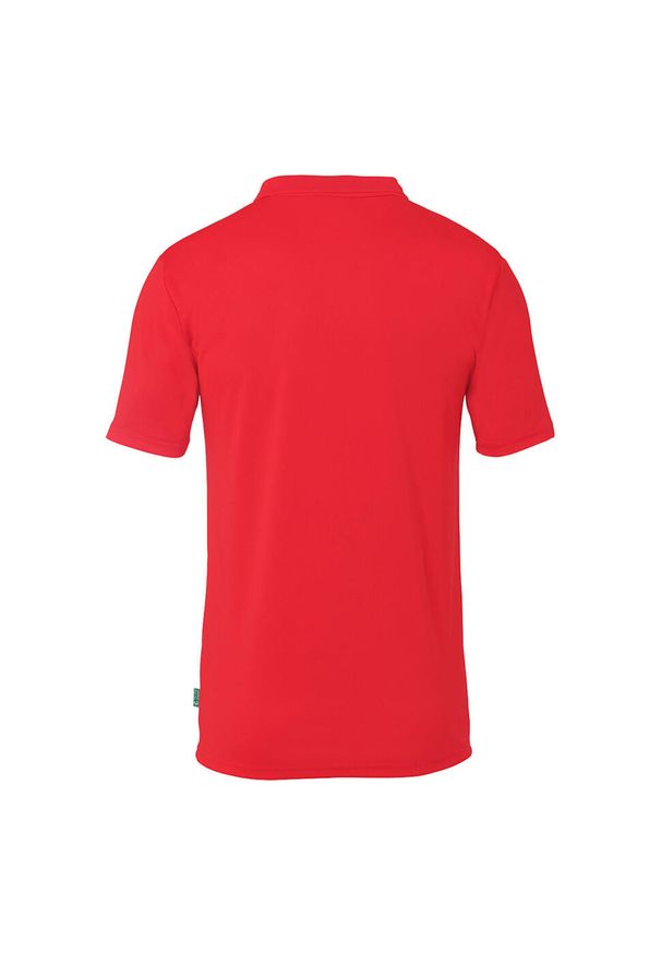 KEMPA - Polo Kempa Poly. Typ kołnierza: polo. Kolor: czerwony. Sport: piłka nożna