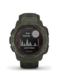 Zegarek sportowy GARMIN Instinct Solar Tactical Edition Zielony. Kolor: zielony. Materiał: włókno. Styl: sportowy #4