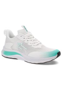 Big-Star - Białe Sneakersy Big Star Sportowe Obuwie Damskie. Kolor: biały. Materiał: materiał