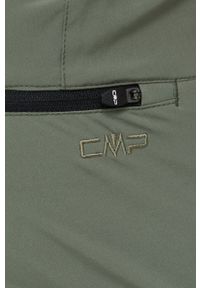 CMP spodnie męskie kolor zielony proste. Kolor: zielony. Materiał: tkanina. Wzór: gładki #2