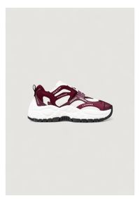 Armani Exchange Sneakersy XDX120 XV708 MZ134 Bordowy. Kolor: czerwony. Materiał: materiał