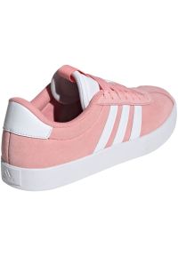 Adidas - Buty adidas Vl Court 3.0 U IF4469 różowe. Okazja: na co dzień. Zapięcie: sznurówki. Kolor: różowy. Materiał: syntetyk, zamsz, materiał, guma, skóra. Szerokość cholewki: normalna #2