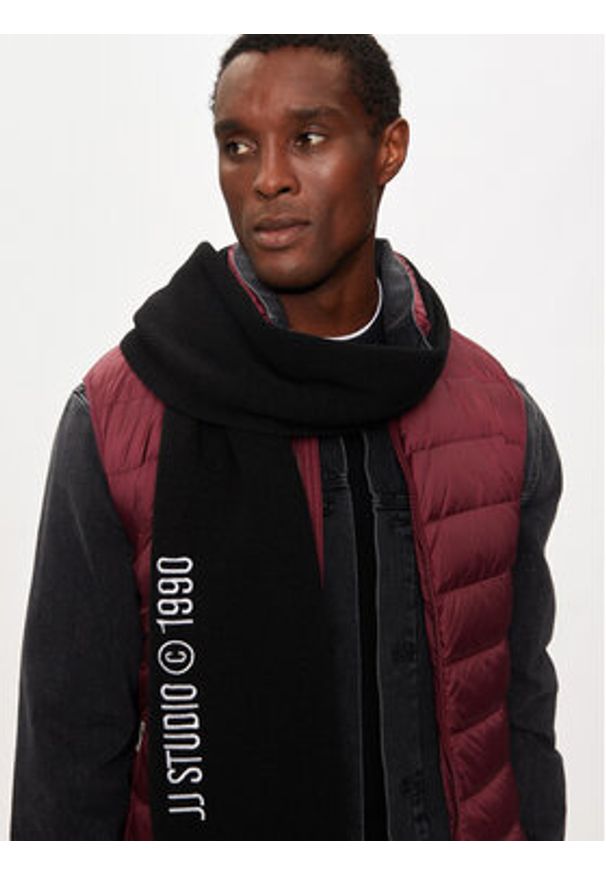 Jack & Jones - Jack&Jones Szalik Bottle 12259205 Czarny. Kolor: czarny. Materiał: materiał, akryl