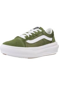 Vans - Buty VANS OLD SKOOL OVERT Zielony. Okazja: na co dzień. Kolor: zielony. Materiał: syntetyk, tkanina. Model: Vans Old Skool