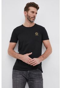 VERSACE - Versace T-shirt (2-pack) męski gładki. Okazja: na co dzień. Materiał: dzianina. Wzór: gładki. Styl: casual