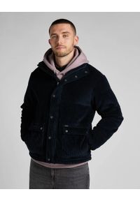 Lee - LEE CORD PUFFER MĘSKA KURTKA PRZEJŚCIOWA SZTRUKSOWA SZTRUKS SKY CAPTAIN L87FDCHY 112321552. Materiał: sztruks